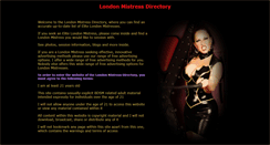 Desktop Screenshot of mistresses-in-london.co.uk